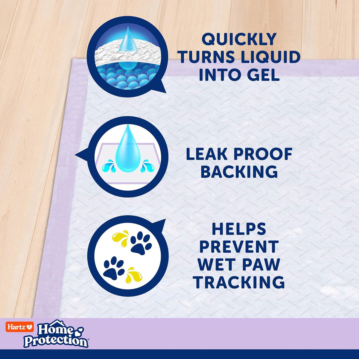 Home Protection Super Absorbent Odor Eliminating Mountain Fresh Scented No Leak Dog Pads, XXL
