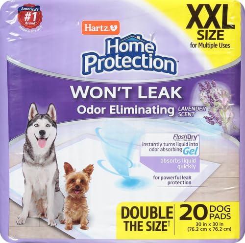 Home Protection Super Absorbent Odor Eliminating Mountain Fresh Scented No Leak Dog Pads, XXL