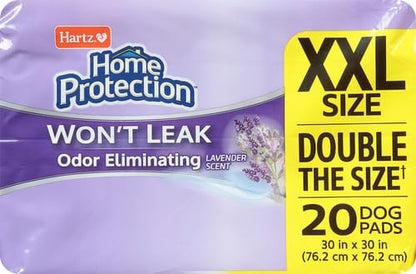 Home Protection Super Absorbent Odor Eliminating Mountain Fresh Scented No Leak Dog Pads, XXL