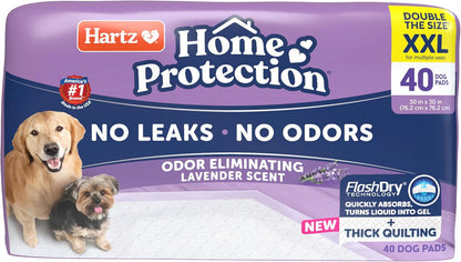 Home Protection Super Absorbent Odor Eliminating Mountain Fresh Scented No Leak Dog Pads, XXL