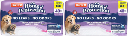 Home Protection Super Absorbent Odor Eliminating Mountain Fresh Scented No Leak Dog Pads, XXL