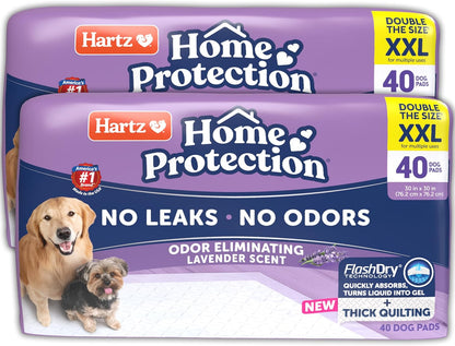 Home Protection Super Absorbent Odor Eliminating Mountain Fresh Scented No Leak Dog Pads, XXL
