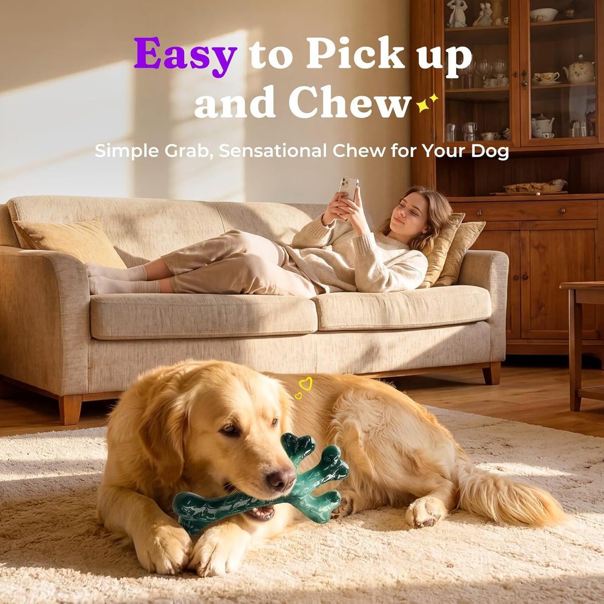 Tough Dog Toys for Aggressive Chewers 3 Pack, Indestructible Dog Toys for Large Dogs, Dog Chew Toys, Aggressive Chew Toys to Keep Them Busy, Dog Toy for 30-75lbs Medium/Large Breeds