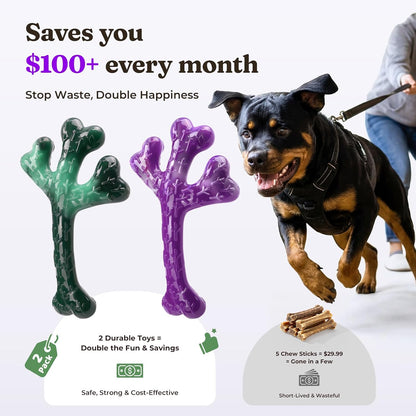 Tough Dog Toys for Aggressive Chewers 3 Pack, Indestructible Dog Toys for Large Dogs, Dog Chew Toys, Aggressive Chew Toys to Keep Them Busy, Dog Toy for 30-75lbs Medium/Large Breeds
