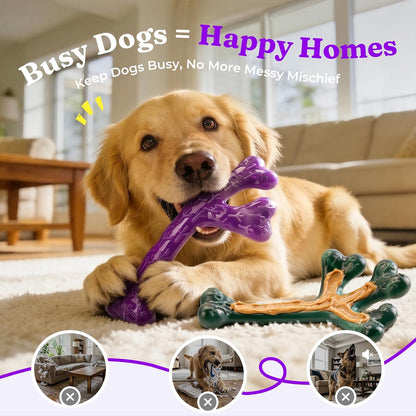 Tough Dog Toys for Aggressive Chewers 3 Pack, Indestructible Dog Toys for Large Dogs, Dog Chew Toys, Aggressive Chew Toys to Keep Them Busy, Dog Toy for 30-75lbs Medium/Large Breeds