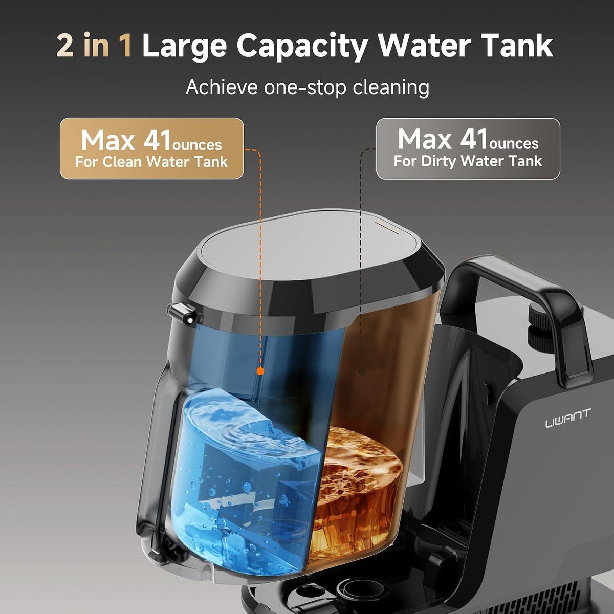 Carpet Cleaner Machine with Steam&Hot&Cold Water System 18Kpa Powerful Suction Upholstery Cleaner Machine with Textile Cleaner for Pets, Carpet Steam Cleaner with Specialty Tools for Cars