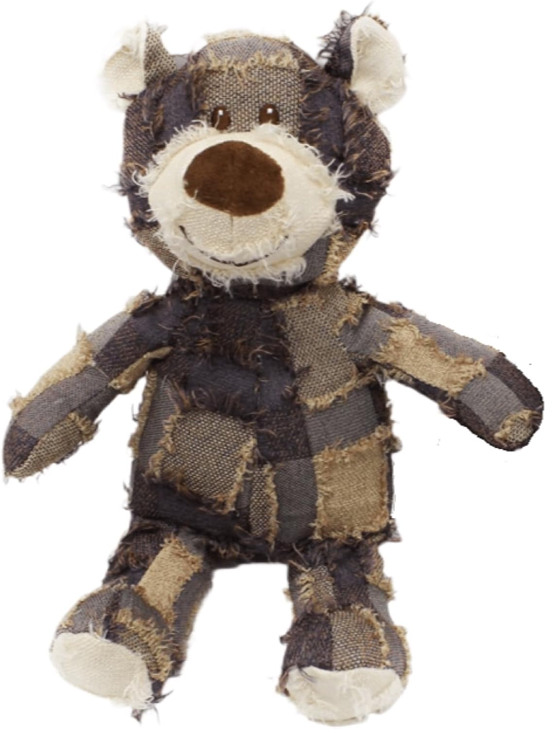 Dog Companion for Heavy Chewers- Indestructible Robust Bear Dog Toy, Resistant Squeaky Dog Toys for Heavy Chewers, Unbreakable Stuffed Plush Dog Toys for Aggressive Chewers (A-Navy)