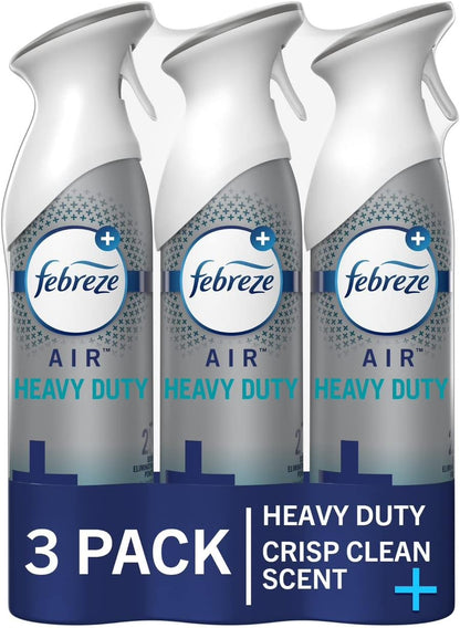 Air Mist Air Freshener Spray, Odor-Fighting Room Spray, Air Fresheners for Home and Bathroom and Kitchen, Aerosol Can, HD Pet Odor Fighter Scent, 8.8oz (Pack of 3)