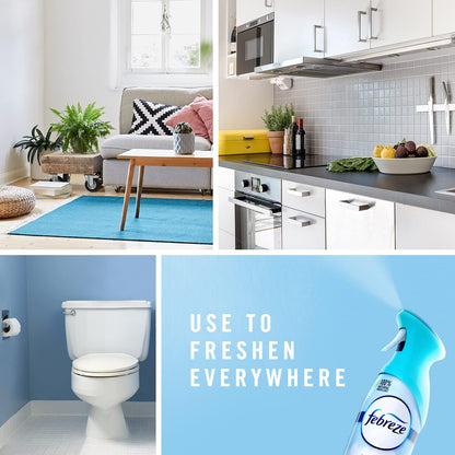 Air Mist Air Freshener Spray, Odor-Fighting Room Spray, Air Fresheners for Home and Bathroom and Kitchen, Aerosol Can, HD Pet Odor Fighter Scent, 8.8oz (Pack of 3)