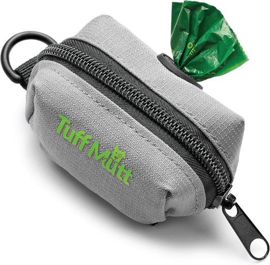 Dog Poop Bag Holder for Leashes with Velcro Attachment