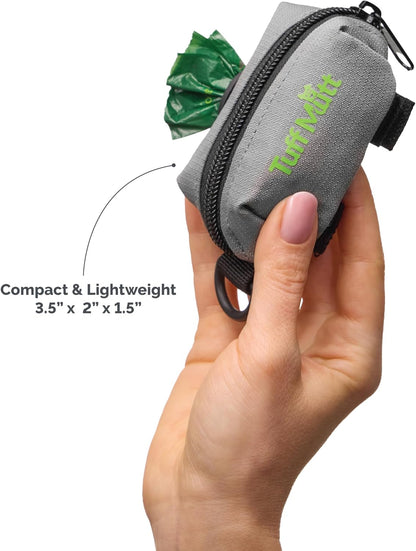 Dog Poop Bag Holder for Leashes with Velcro Attachment