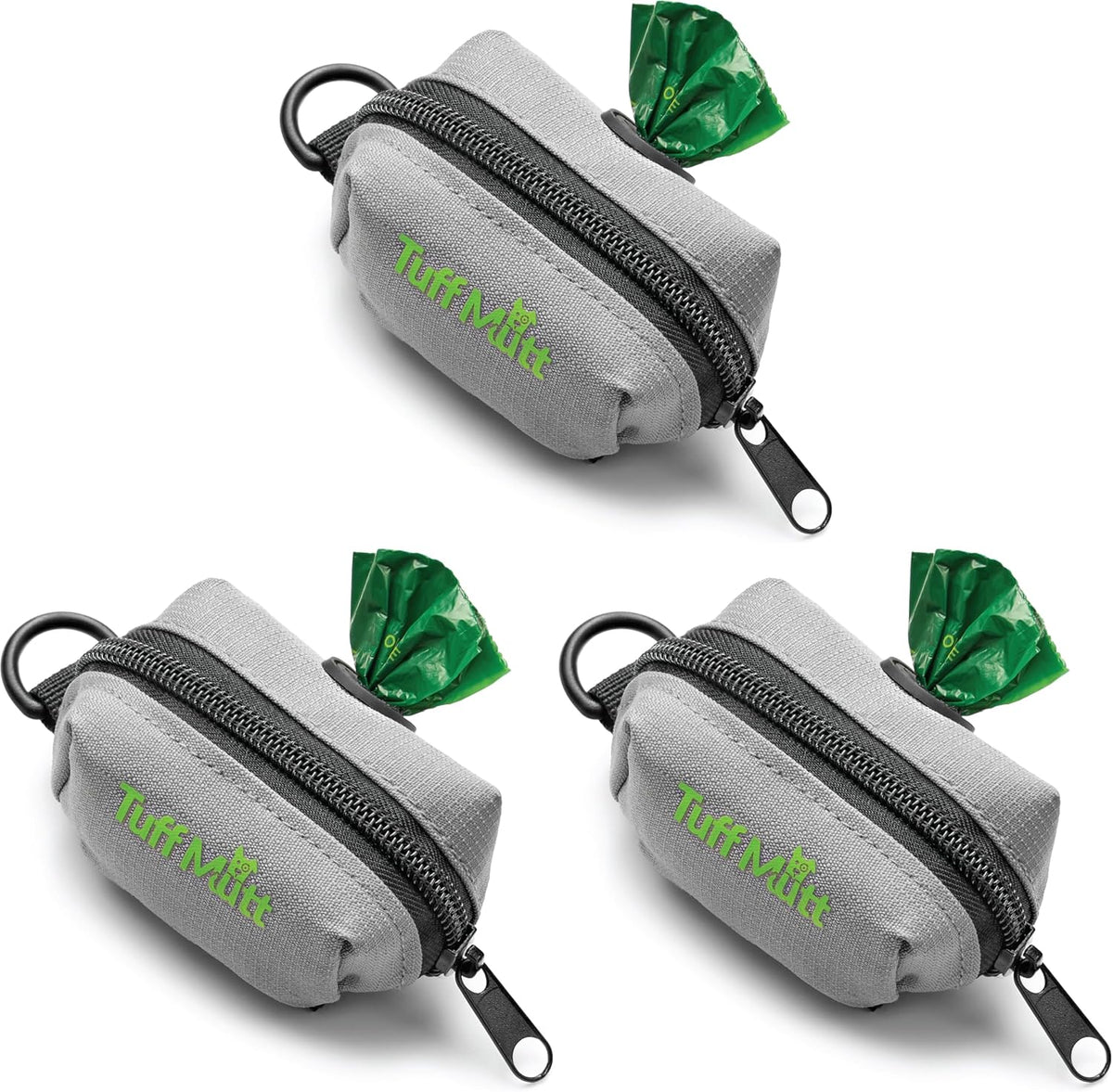 Dog Poop Bag Holder for Leashes with Velcro Attachment