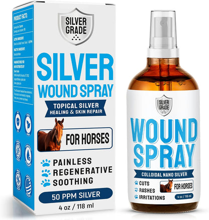 Dog Wound Care with Manuka Honey & Colloidal Silver for Scratches & Skin Irritations – Cat & Dog Hot Spot Treatment Gel Works as Honey Rapid Wound Repair for Horses – for All Pets – 2-Oz