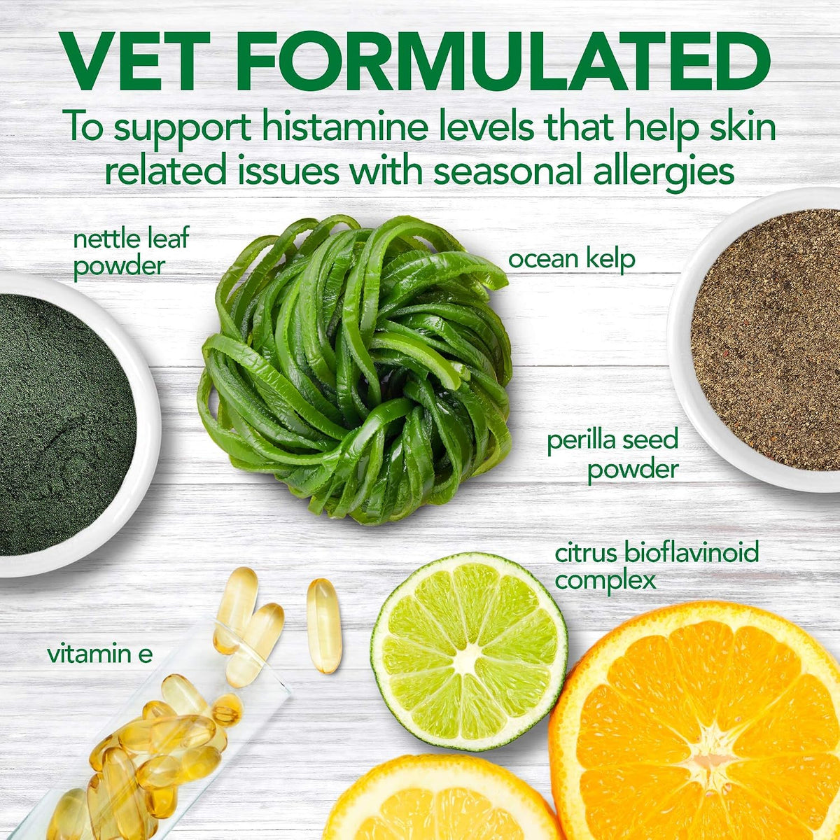 Seasonal Allergy Soft Chews for Dogs, Soothes Dog, 30 Day Supply