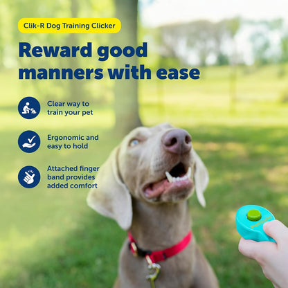 Clik-R Dog Training Clicker, Blue