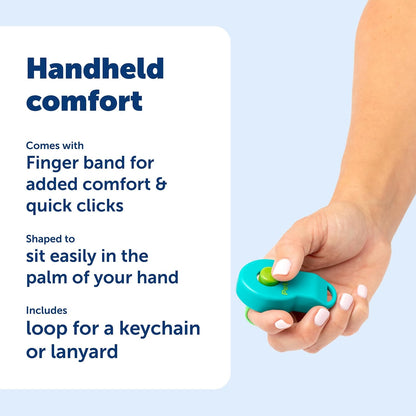Clik-R Dog Training Clicker, Blue