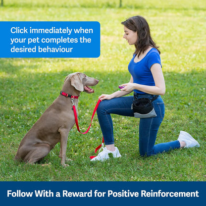 Clik-R Dog Training Clicker, Blue