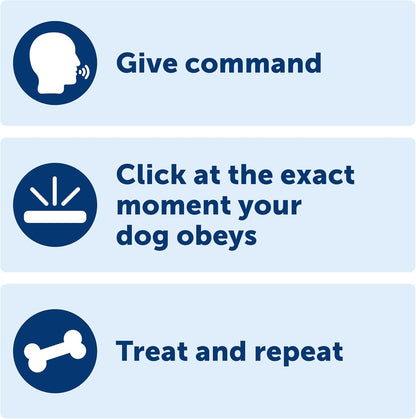Clik-R Dog Training Clicker, Blue